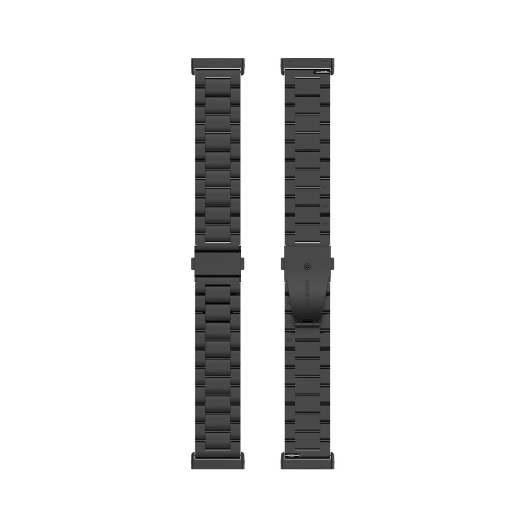 Fitbit Sense 2 Armband aus Stahl Schwarz