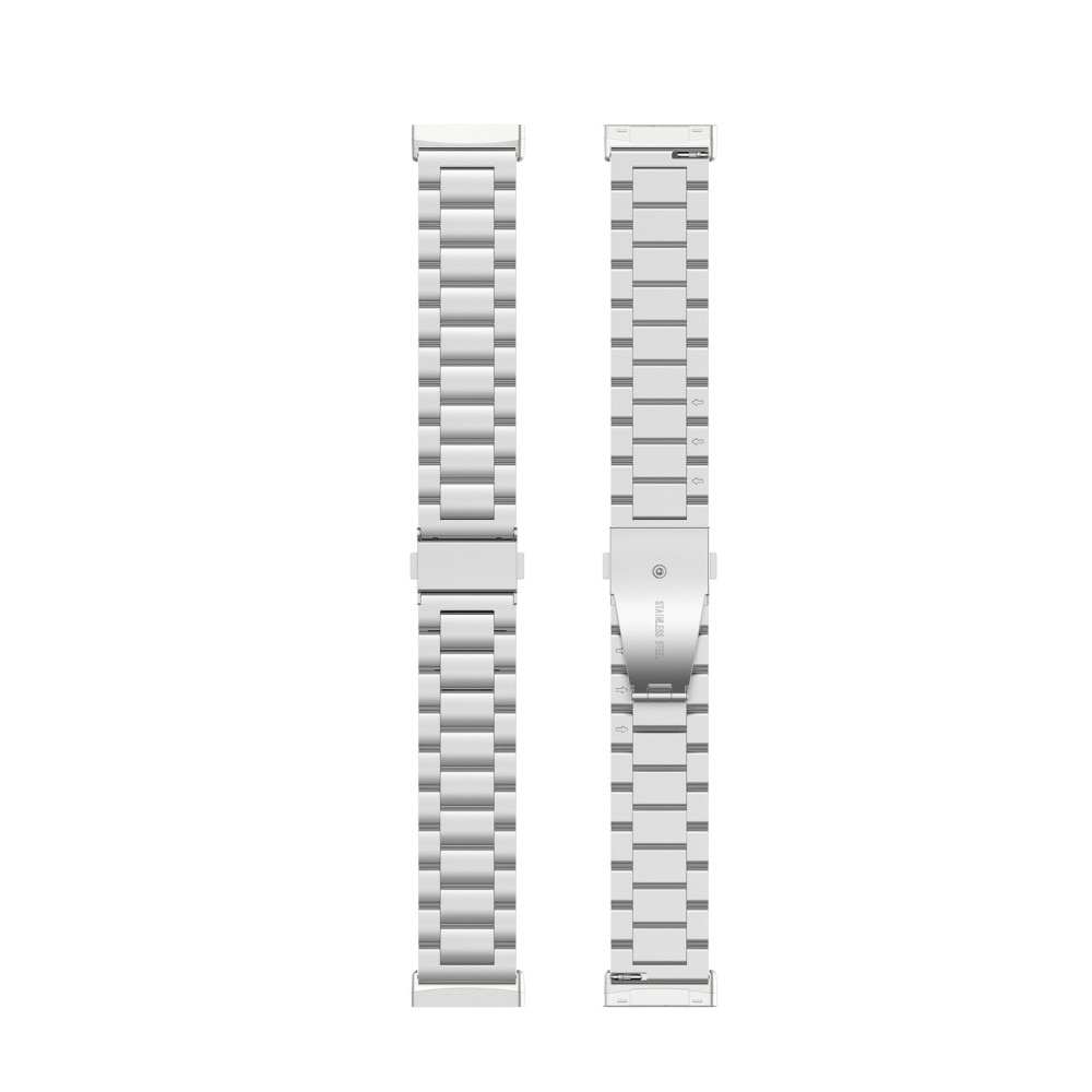 Fitbit Versa 4 Armband aus Stahl Silber
