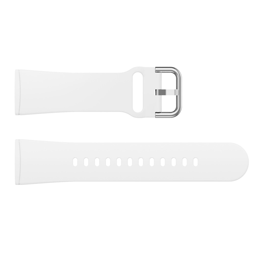 Fitbit Versa 4 Armband aus Silikon, weiß