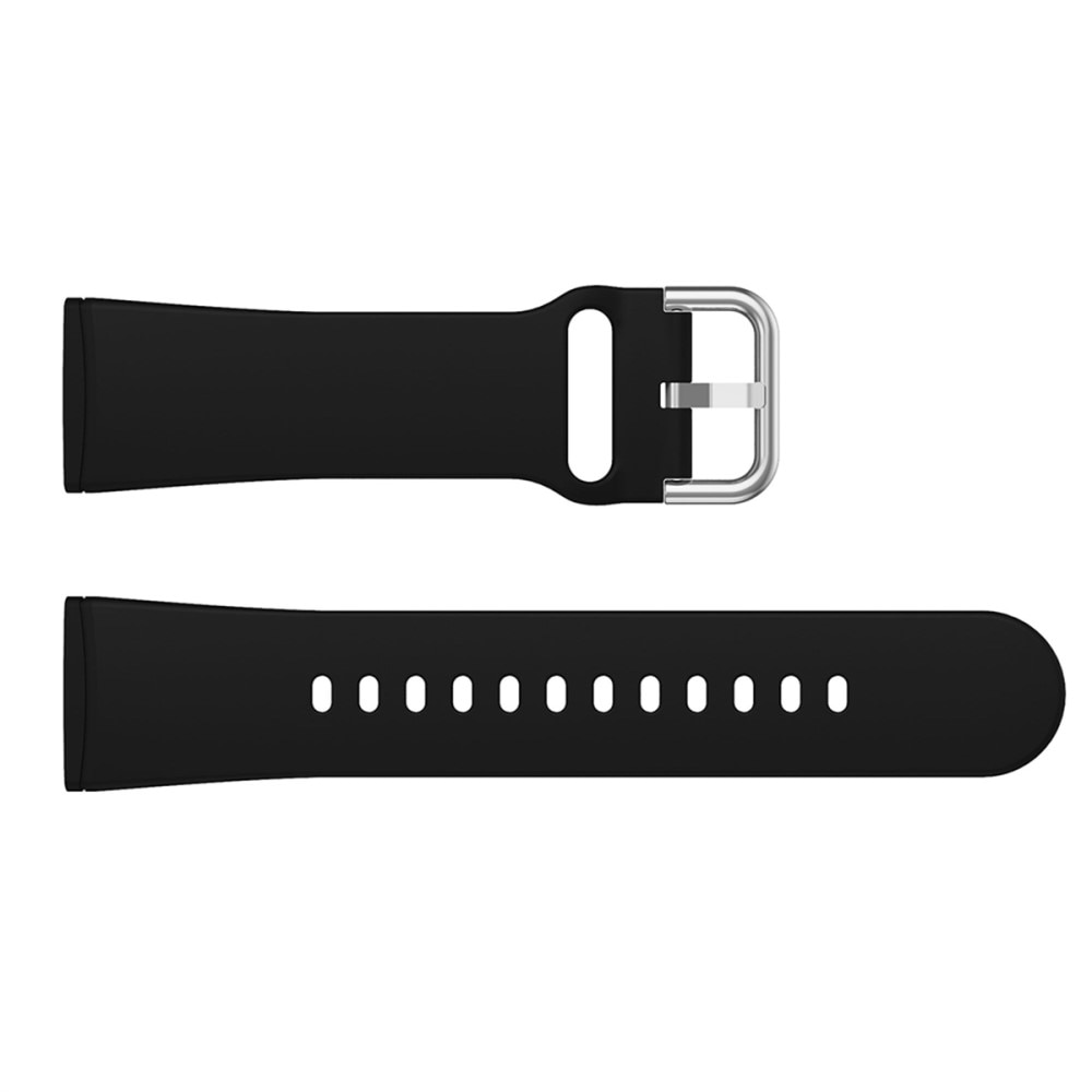 Fitbit Sense 2 Armband aus Silikon, schwarz