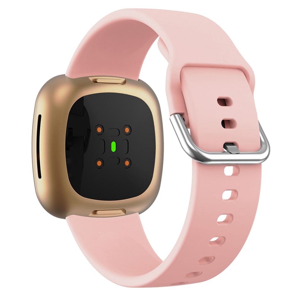 Fitbit Versa 3 Armband aus Silikon, rosa