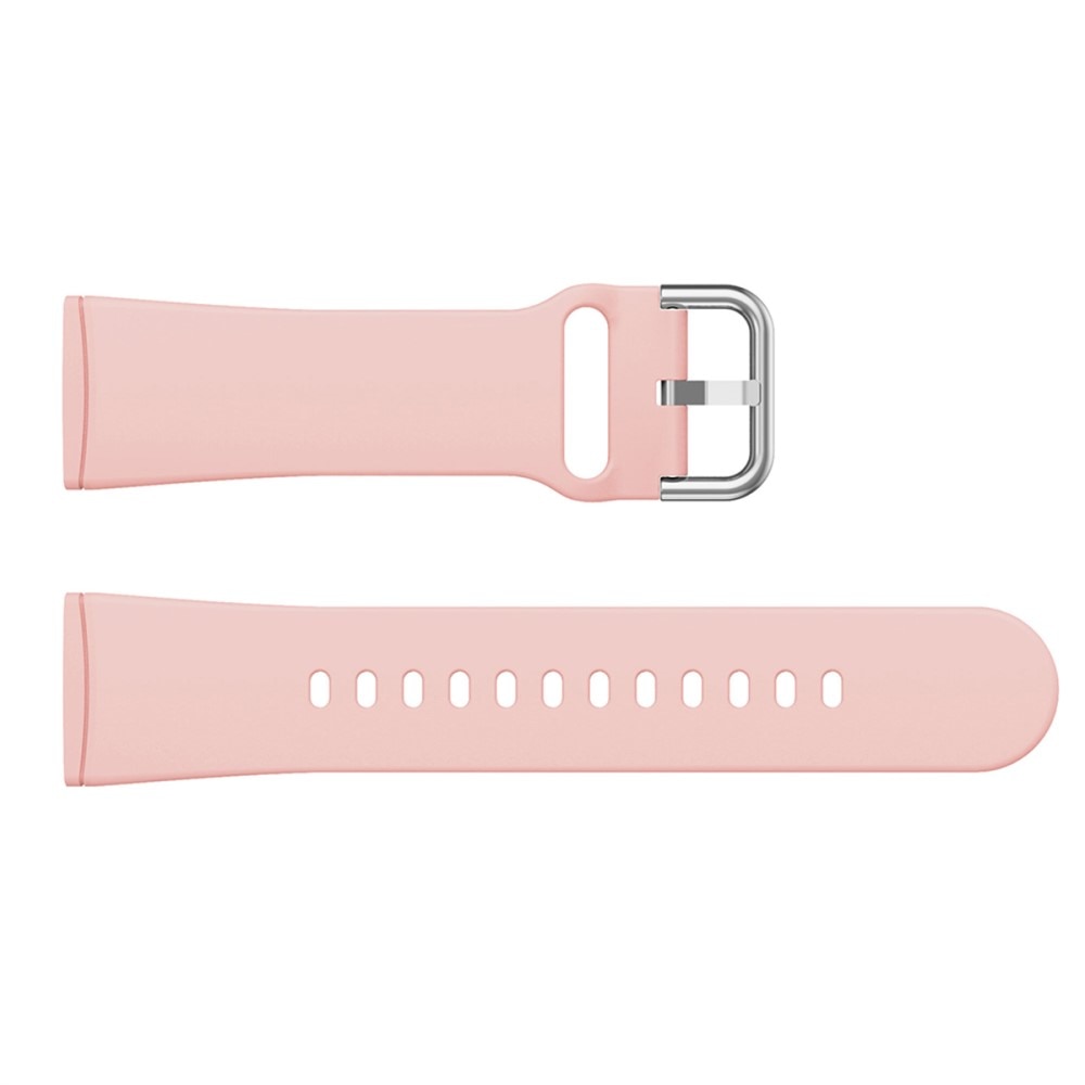 Fitbit Versa 4 Armband aus Silikon, rosa