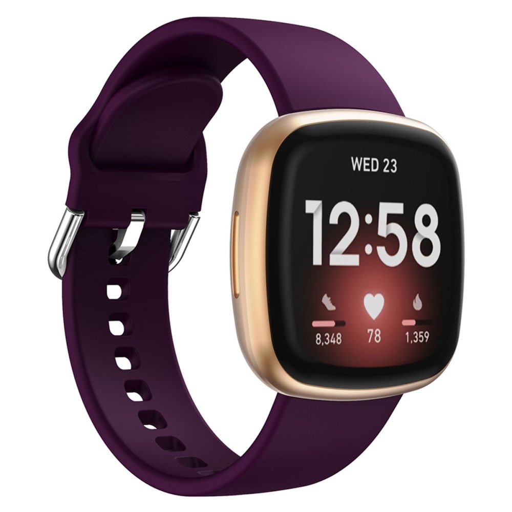 Fitbit Sense 2 Armband aus Silikon, lila