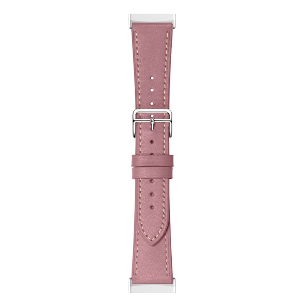 Fitbit Versa 4 Lederarmband Rosa