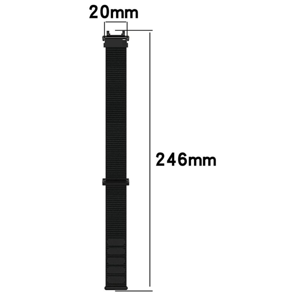 Amazfit T-Rex 2 Nylon-Armband Schwarz