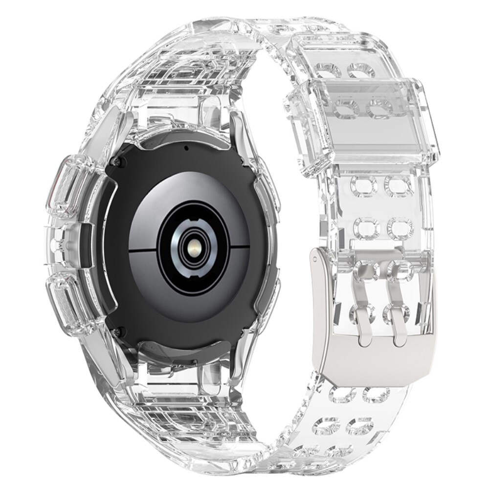 Samsung Galaxy Watch 4 40mm Crystal Hülle+Armband Transparent