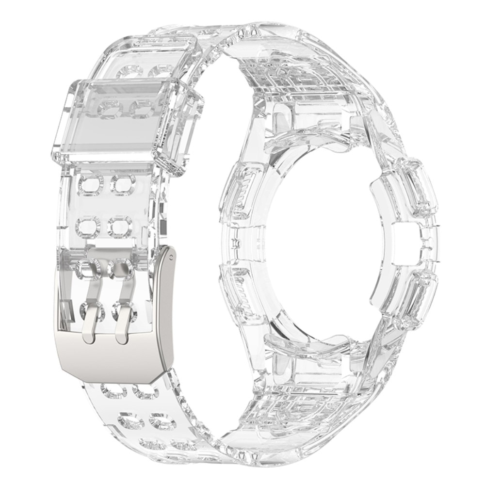 Samsung Galaxy Watch 4/5 44mm Crystal Hülle+Armband Transparent