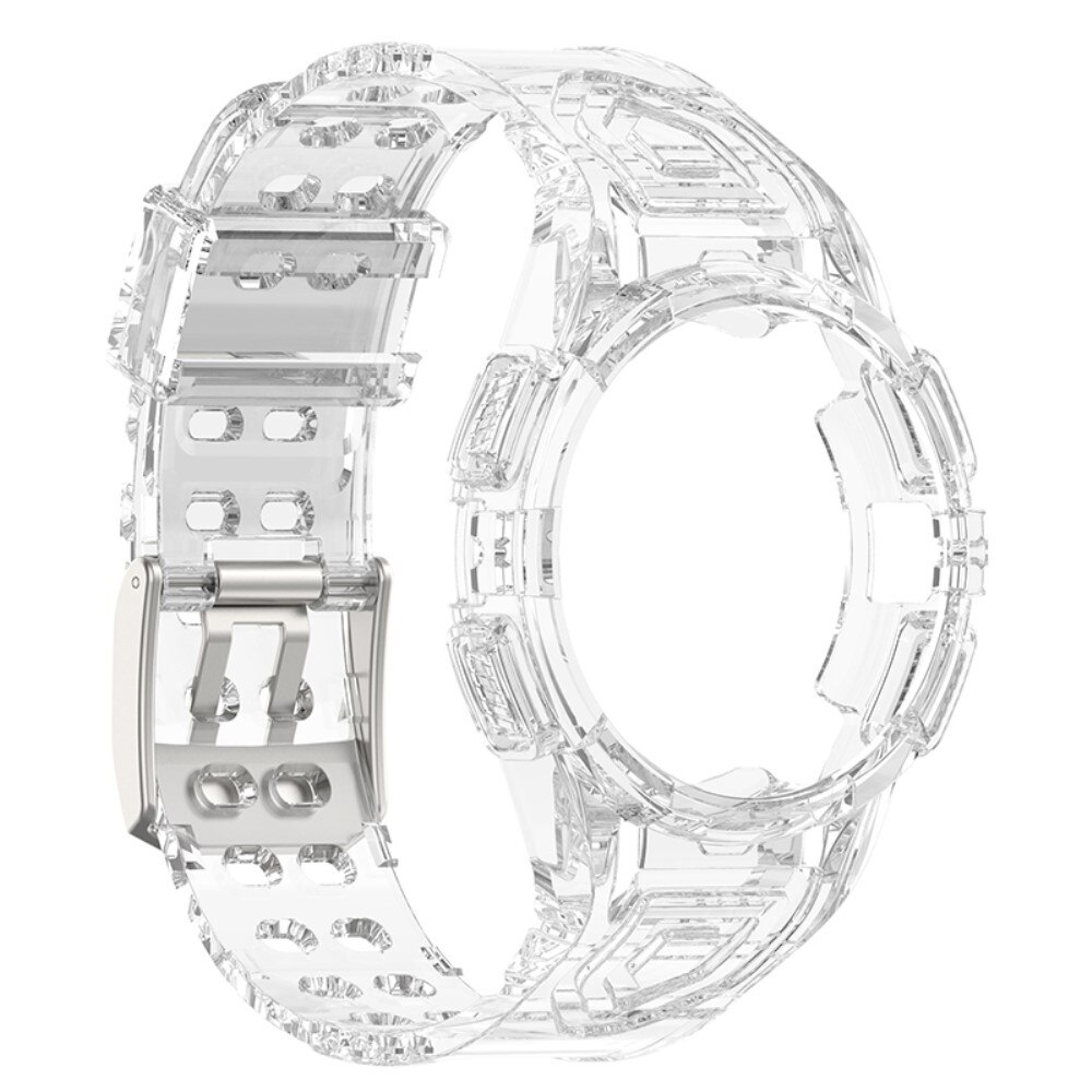 Samsung Galaxy Watch 4/5 44mm Crystal Hülle+Armband Transparent