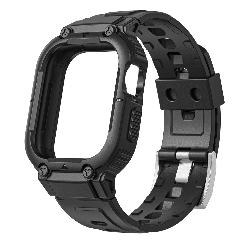 Apple Watch 41mm Series 8 Adventure Hülle+Armband Schwarz