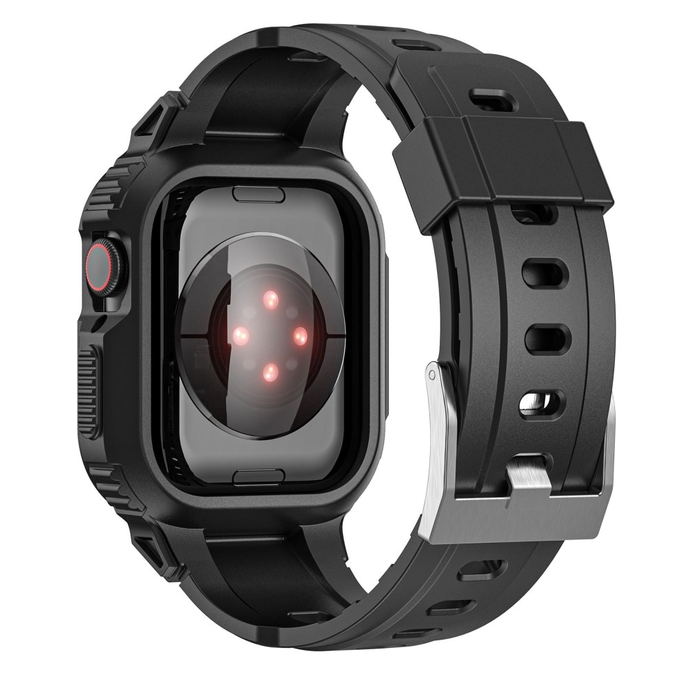 Apple Watch 41mm Series 9 Adventure Hülle + Armband schwarz
