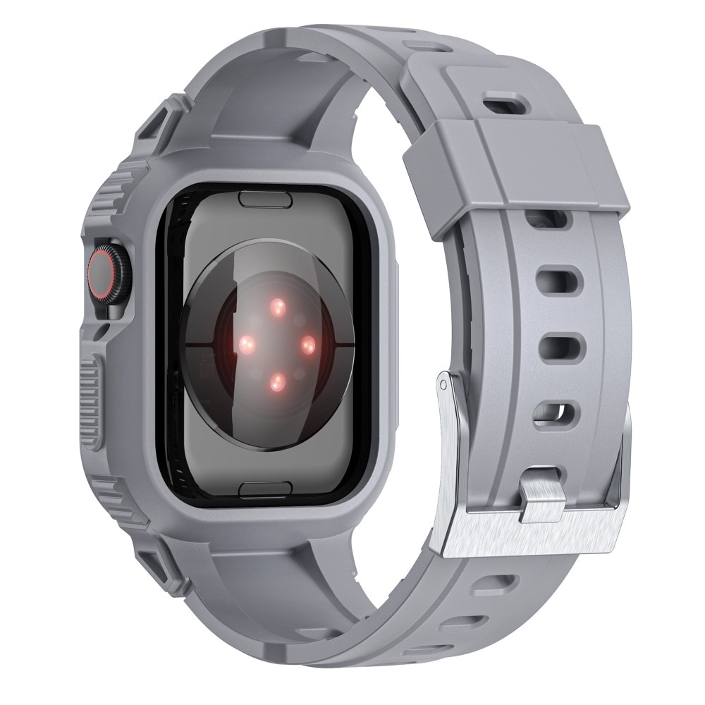 Apple Watch 41mm Series 9 Adventure Hülle + Armband grau