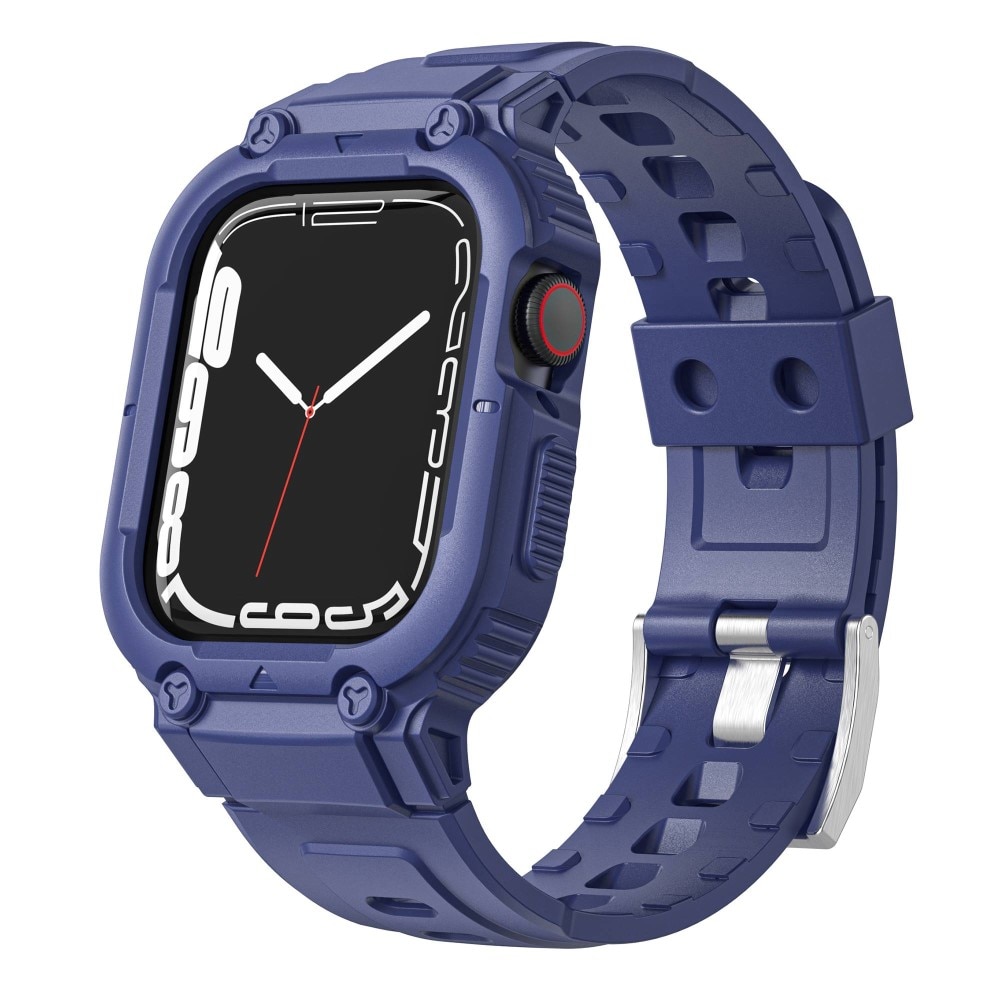 Apple Watch 42mm Adventure Hülle + Armband blau