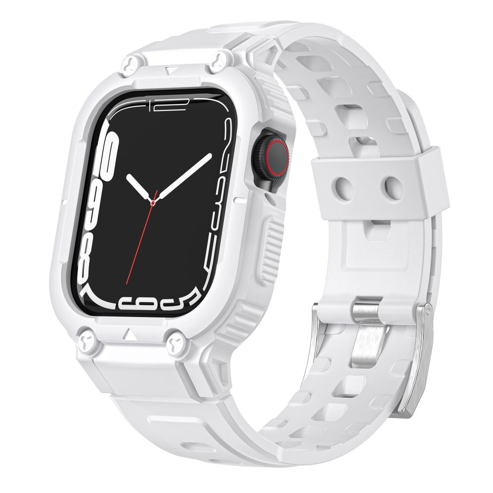 Apple Watch 42/44/45 mm Adventure Hülle+Armband Weiß