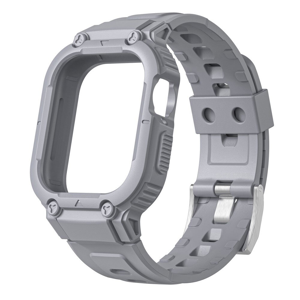 Apple Watch Ultra 49mm Adventure Hülle+Armband Grau