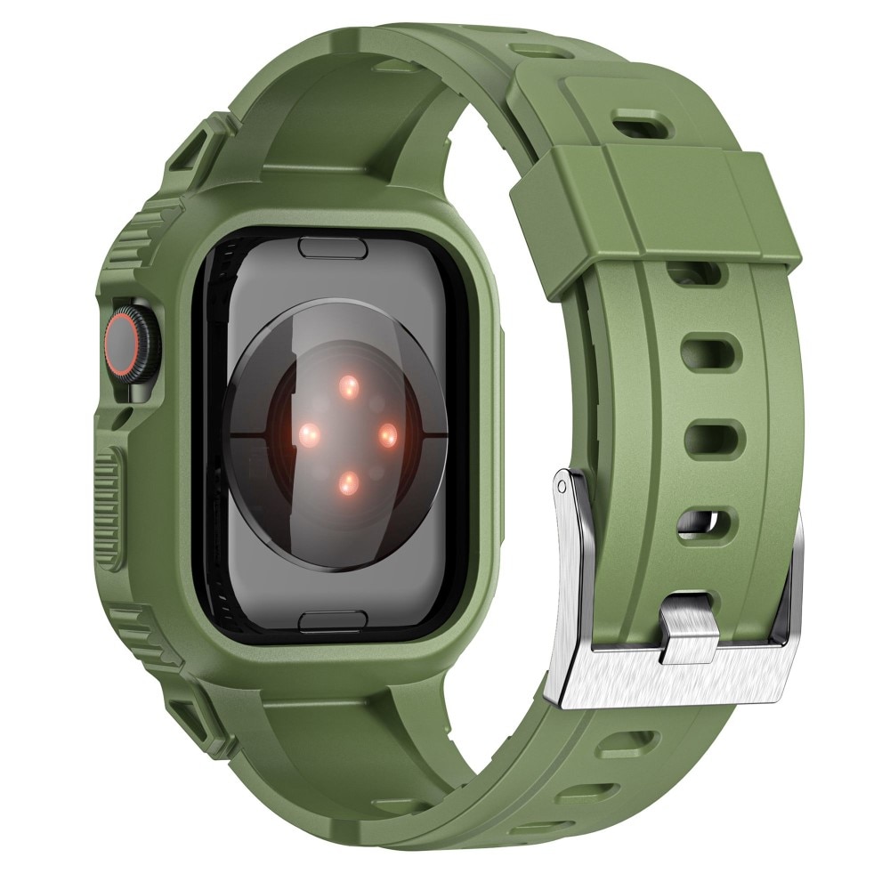 Apple Watch Ultra 49mm Adventure Hülle+Armband Grün