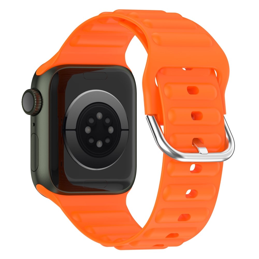Apple Watch SE 44mm Resistant Armband aus Silikon orange