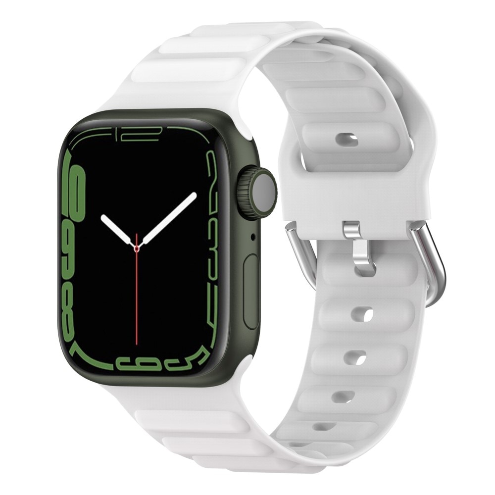 Apple Watch Ultra 49mm Resistant Armband aus Silikon Weiß