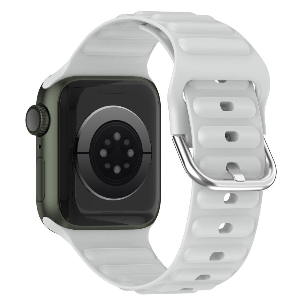 Apple Watch 42mm Resistant Armband aus Silikon grau