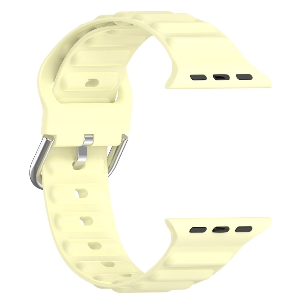 Apple Watch 38mm Resistant Armband aus Silikon gelb
