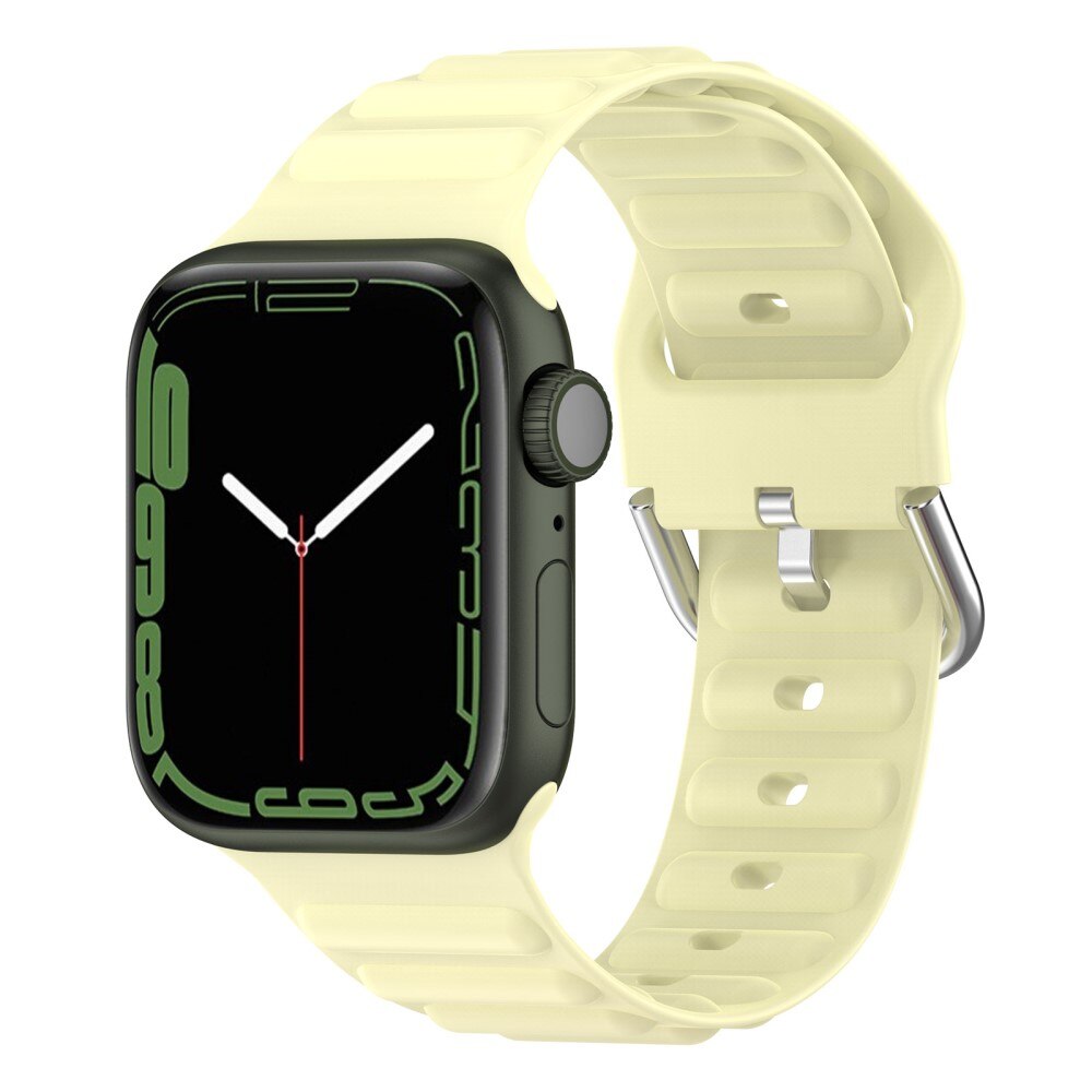 Apple Watch 40mm Resistant Armband aus Silikon gelb