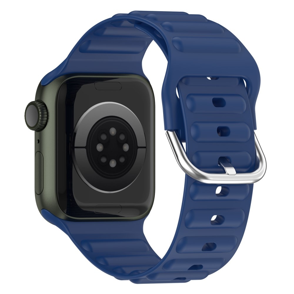 Apple Watch 41mm Series 9 Resistant Armband aus Silikon blau
