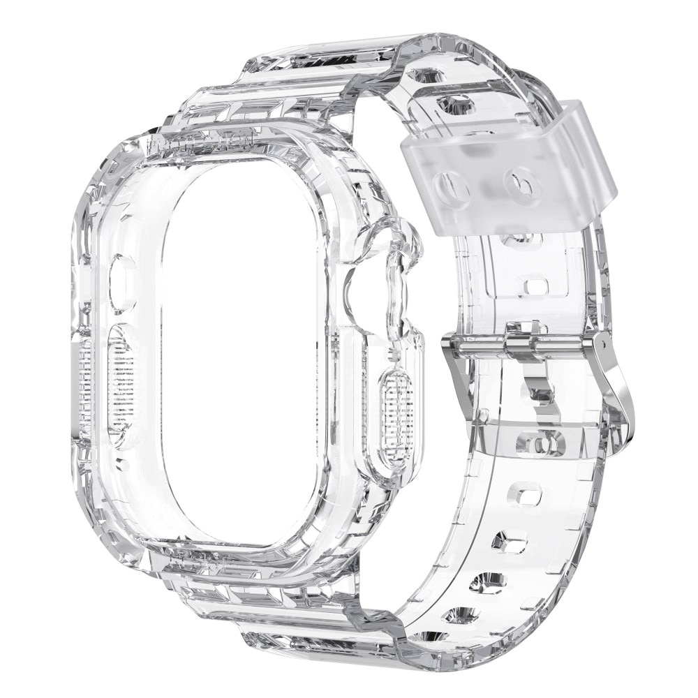 Apple Watch Ultra 2 49mm Crystal Hülle + Armband transparent