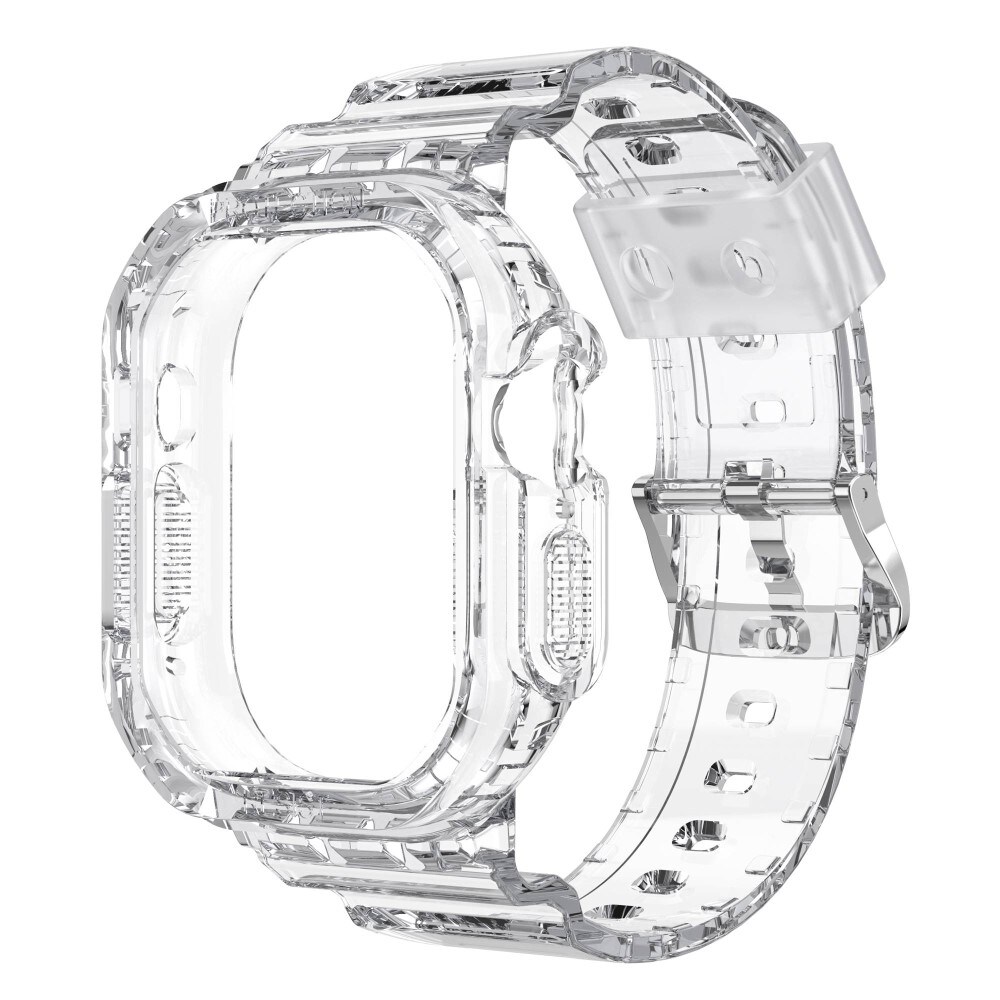Apple Watch Ultra 2 49mm Crystal Hülle + Armband transparent
