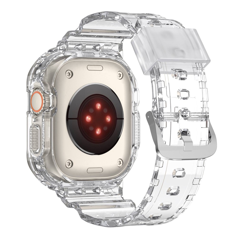 Apple Watch Ultra 2 49mm Crystal Hülle + Armband transparent