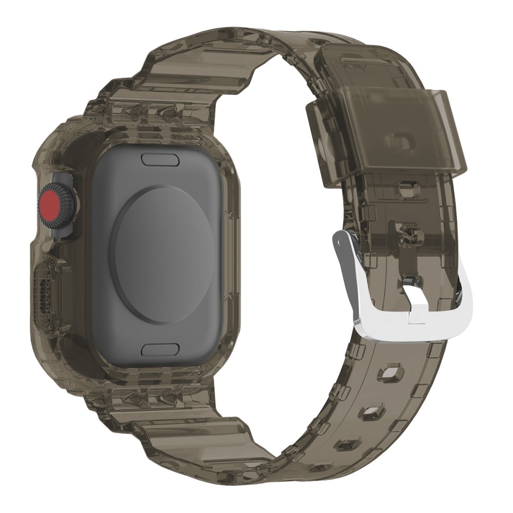 Apple Watch SE 40mm Crystal Hülle + Armband grau