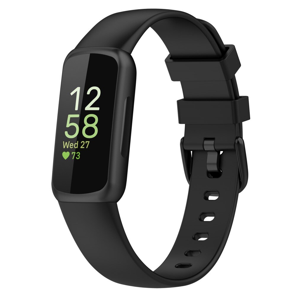 Fitbit Inspire 3 Armband aus Silikon Schwarz, (large)