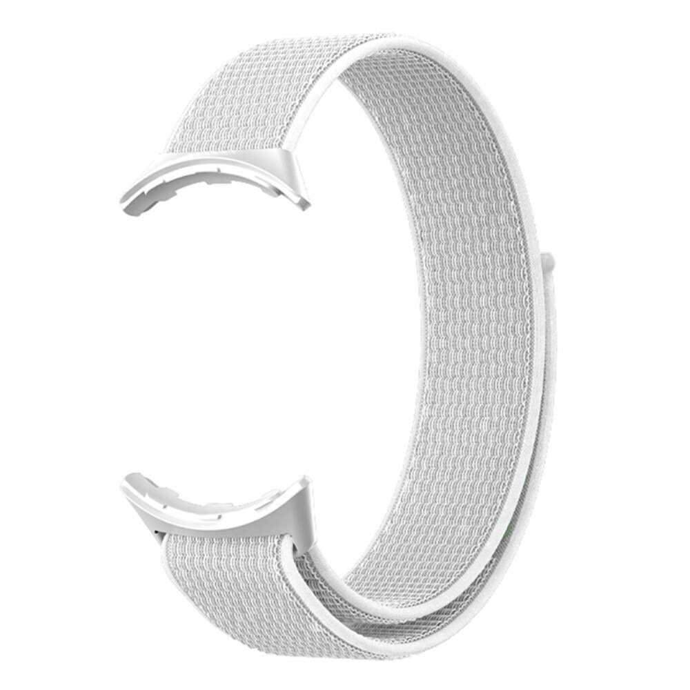 Google Pixel Watch 4 45mm Nylon-Armband Weiß