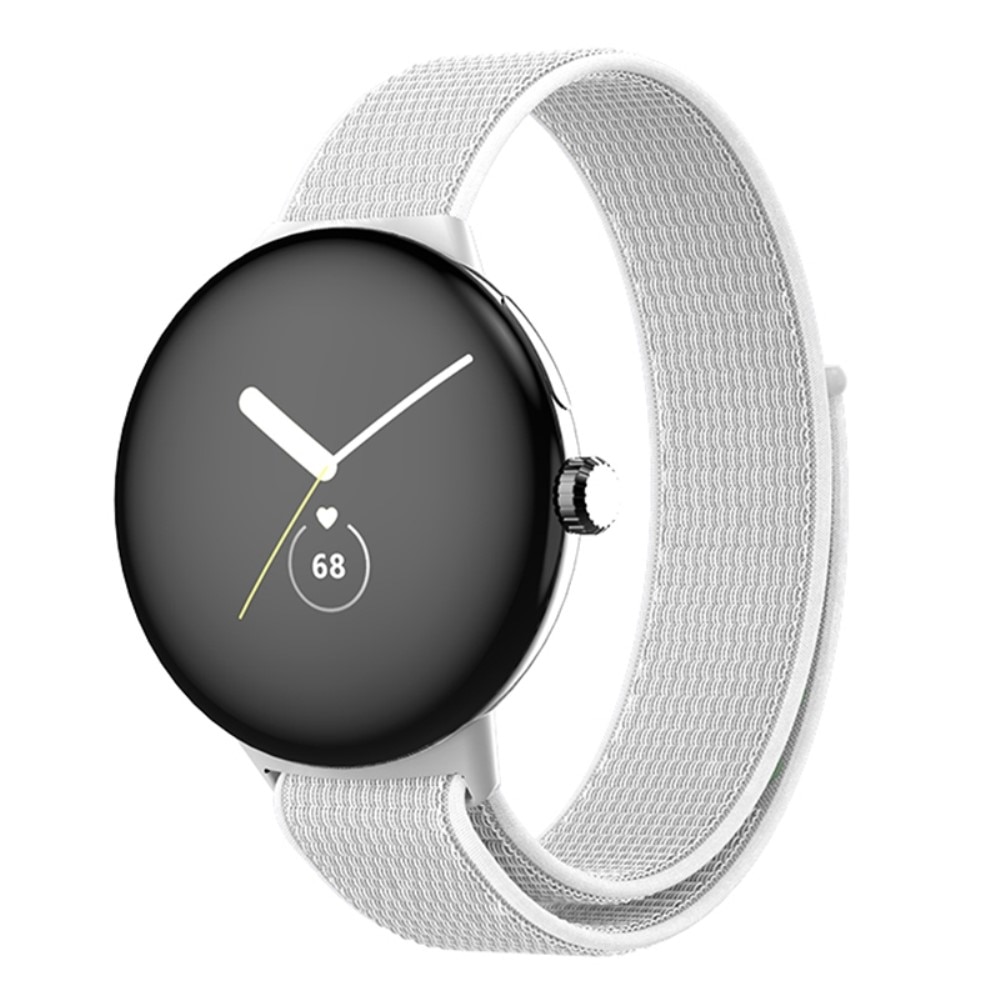 Google Pixel Watch 2 Nylon-Armband weiß