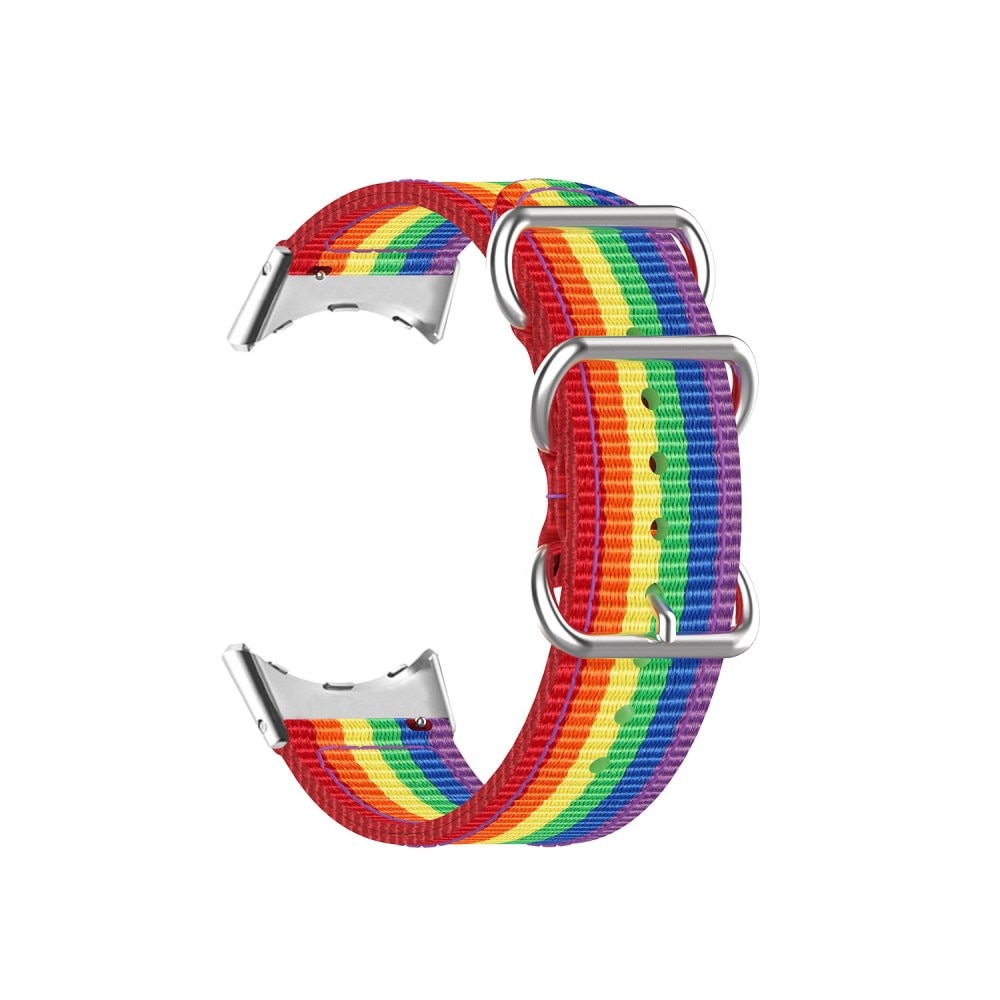 Google Pixel Watch 2 Nato Armband Regenbogen