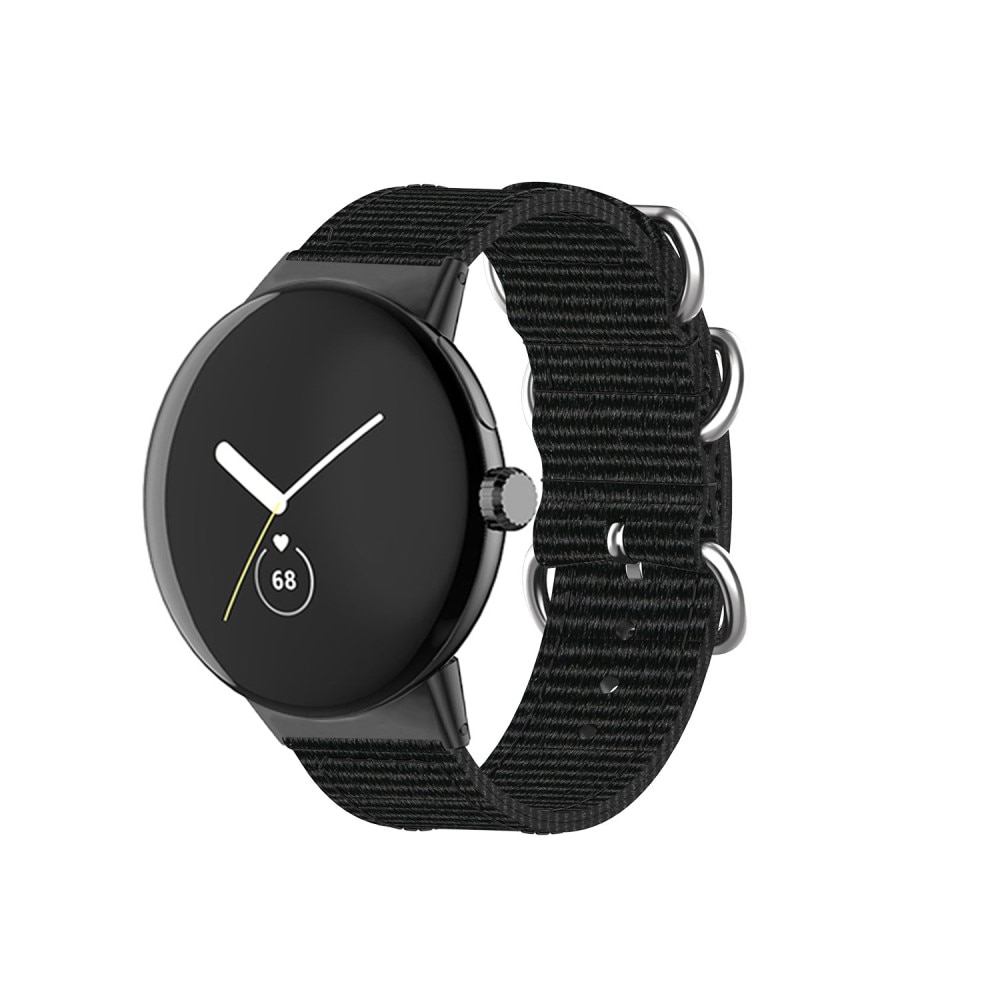 Google Pixel Watch 2 Nato Armband schwarz