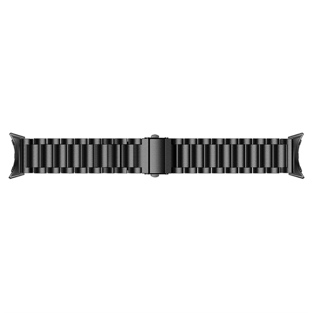 Google Pixel Watch Armband aus Stahl Schwarz