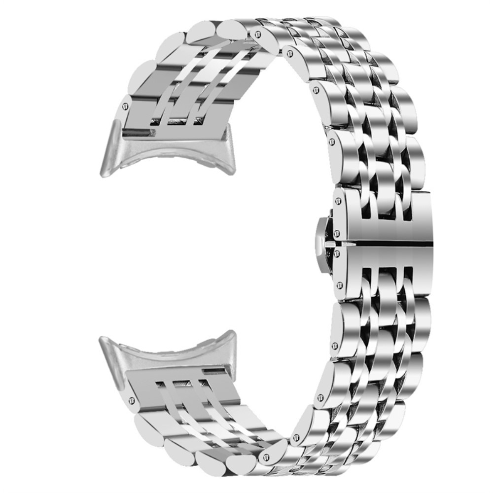 Google Pixel Watch Business Armband aus Stahl silber