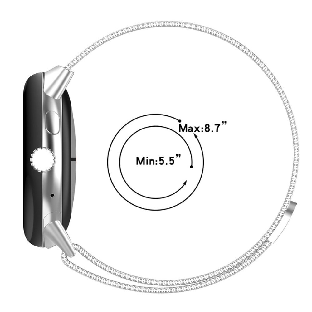 Google Pixel Watch 3 41mm Milanaise-Armband Mehrfarbig/muster