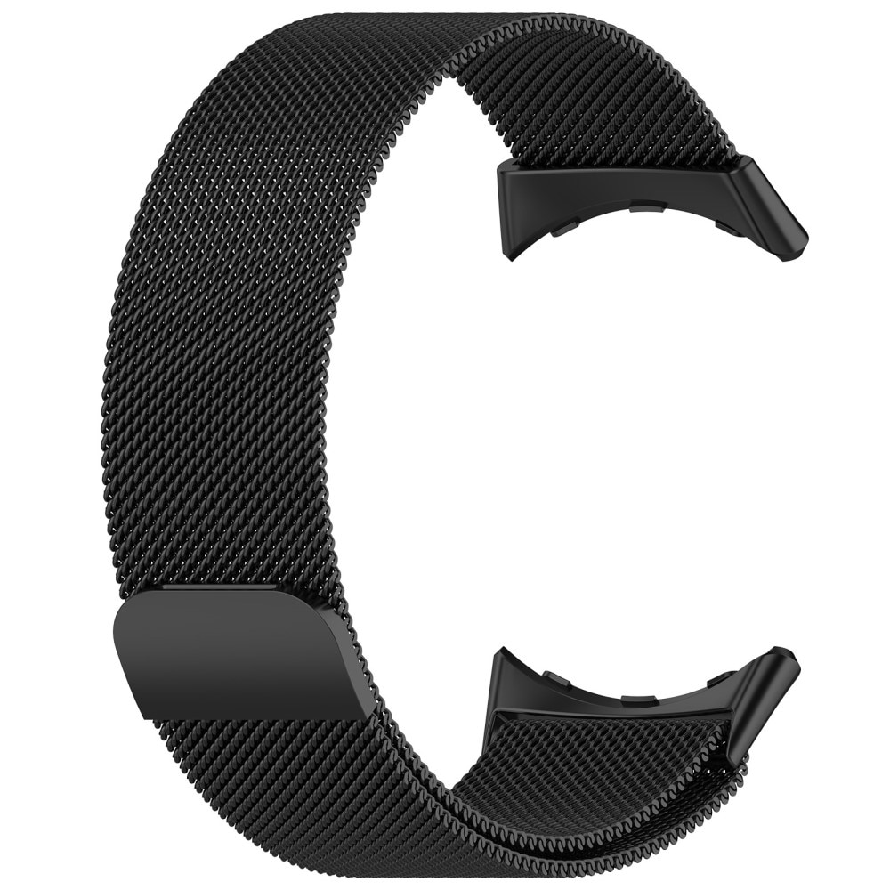 Google Pixel Watch Milanaise-Armband, schwarz