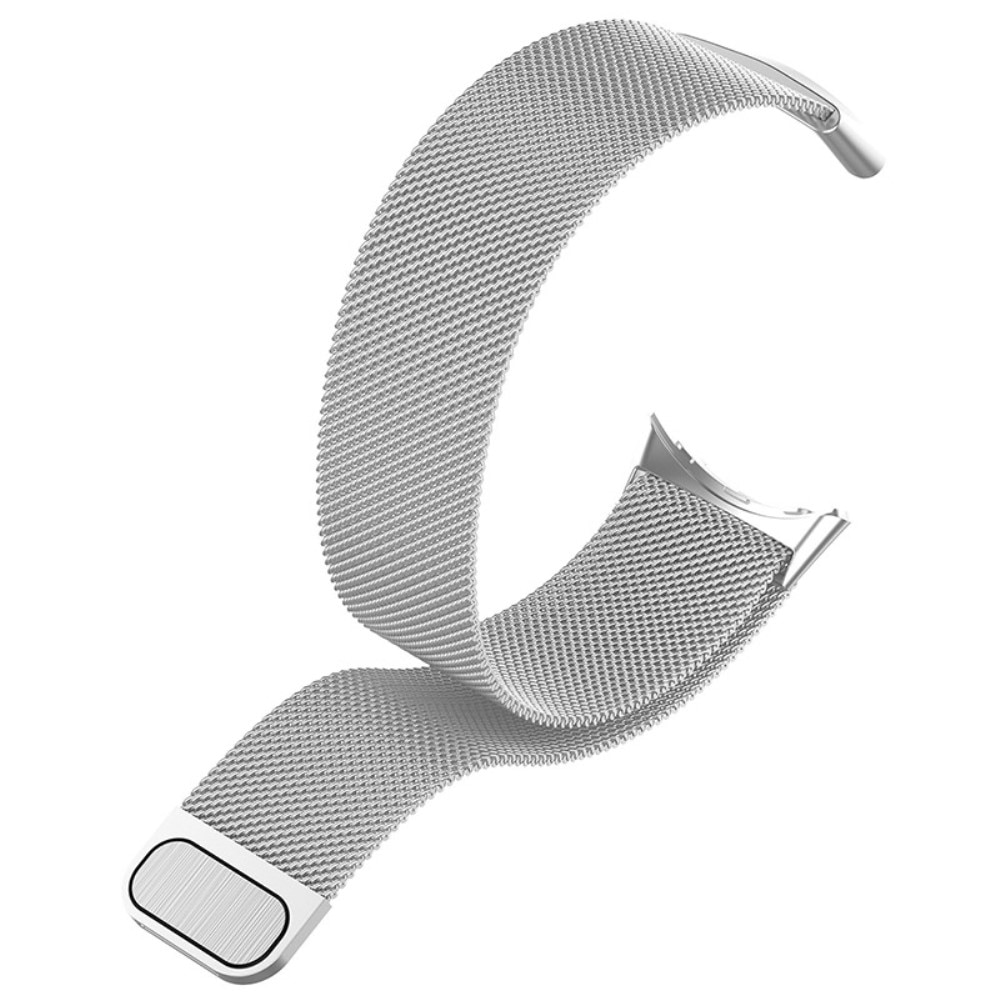 Google Pixel Watch 2 Milanaise-Armband, silber