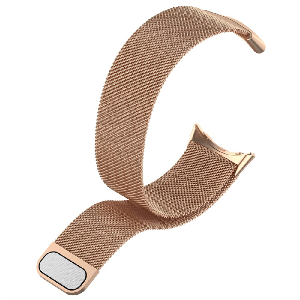 Google Pixel Watch 2 Milanaise-Armband, roségold