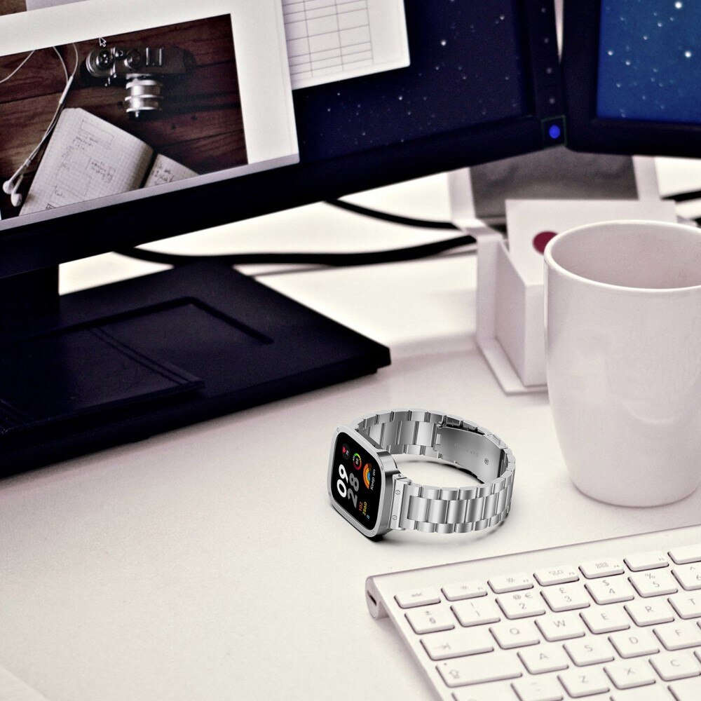   Armband aus Stahl Silber