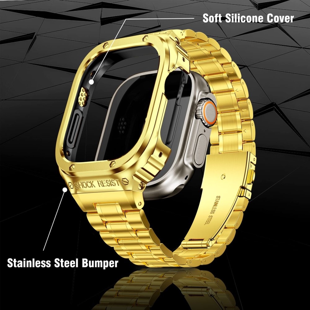 Apple Watch 44mm Full Metal Armband gold