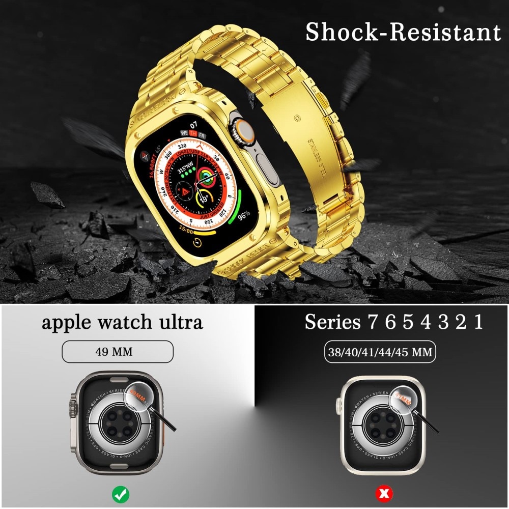 Apple Watch Ultra 49mm Full Metal Armband gold