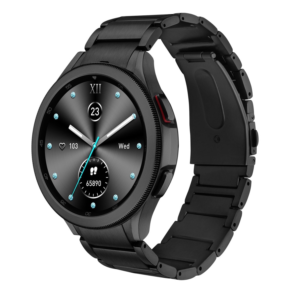 Samsung Galaxy Watch 5 Pro 45mm Full Fit Armband aus Titan schwarz