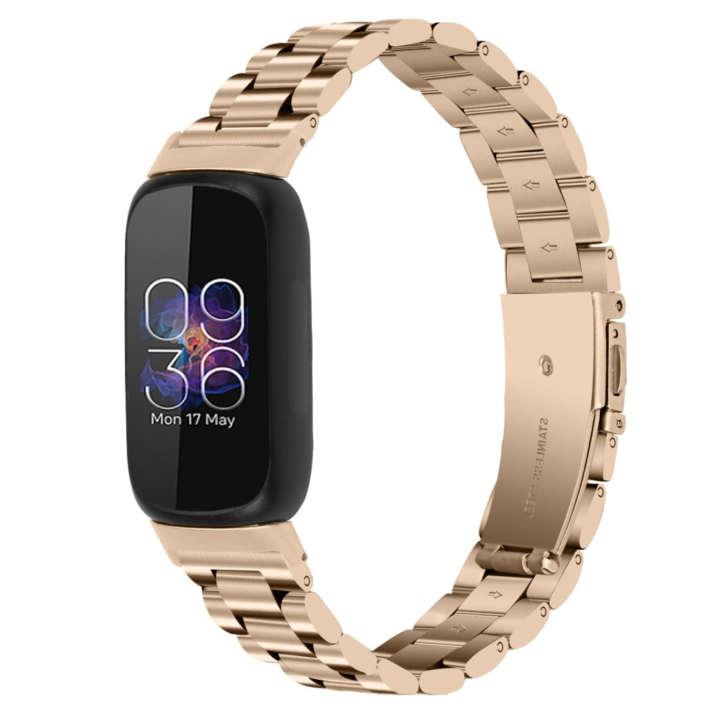 Fitbit Inspire 3 Metallarmband champagner gold