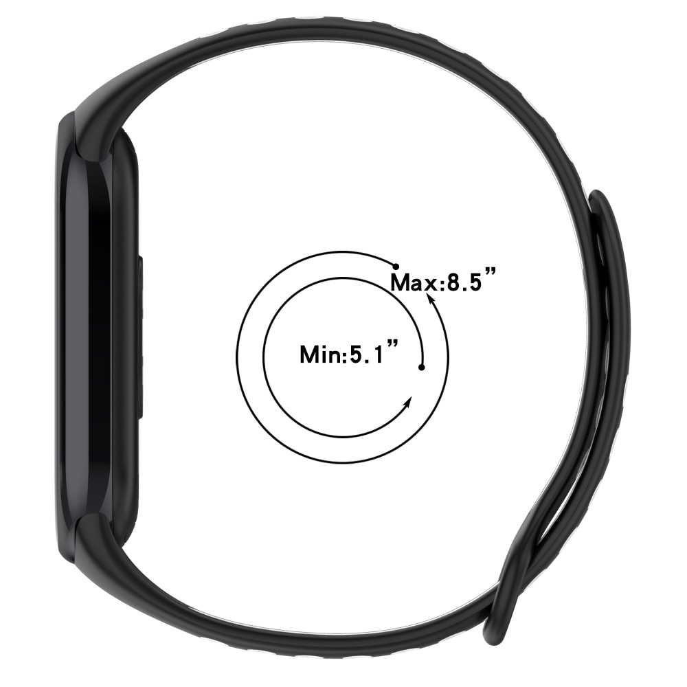 Xiaomi Smart Band 8 Sport Armband aus Silikon grau