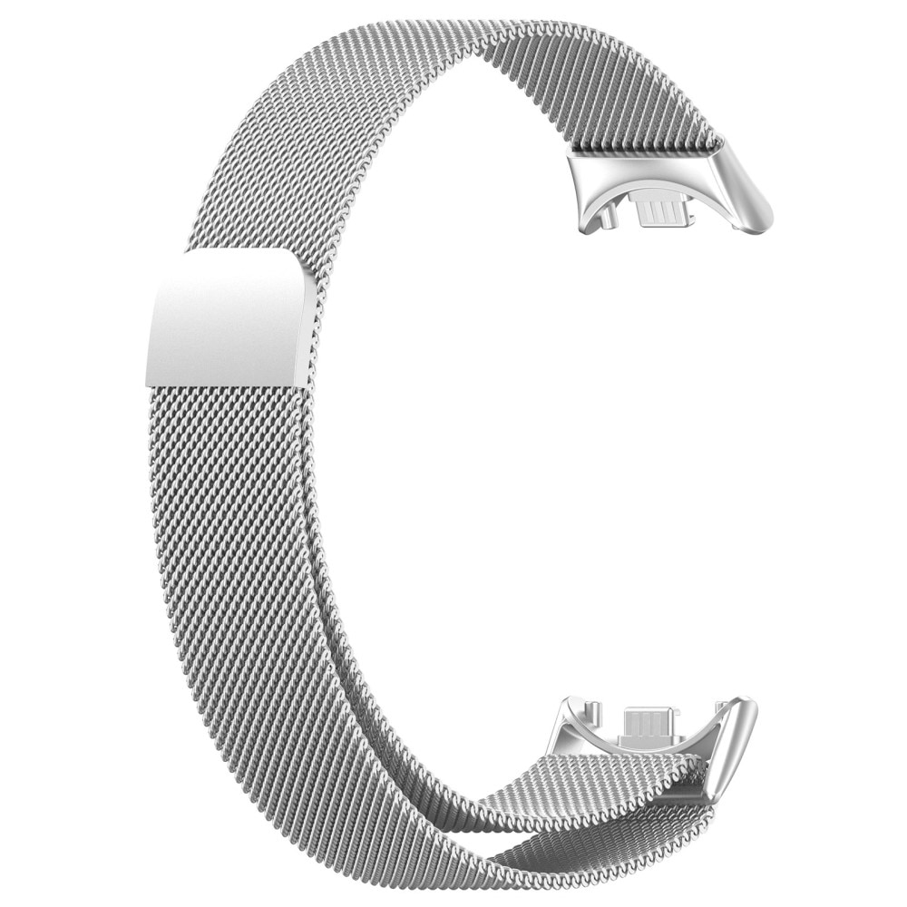 Xiaomi Smart Band 8 Milanaise-Armband, silber