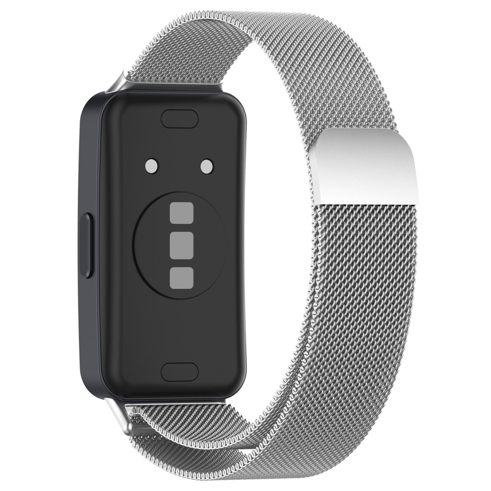 Huawei Band 8 Milanaise-Armband, silber