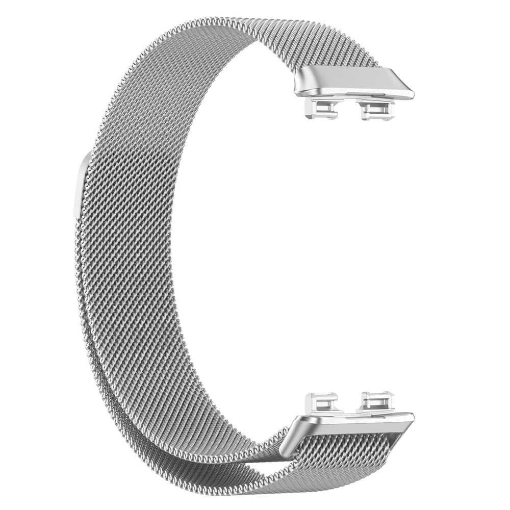 Huawei Band 8 Milanaise-Armband, silber