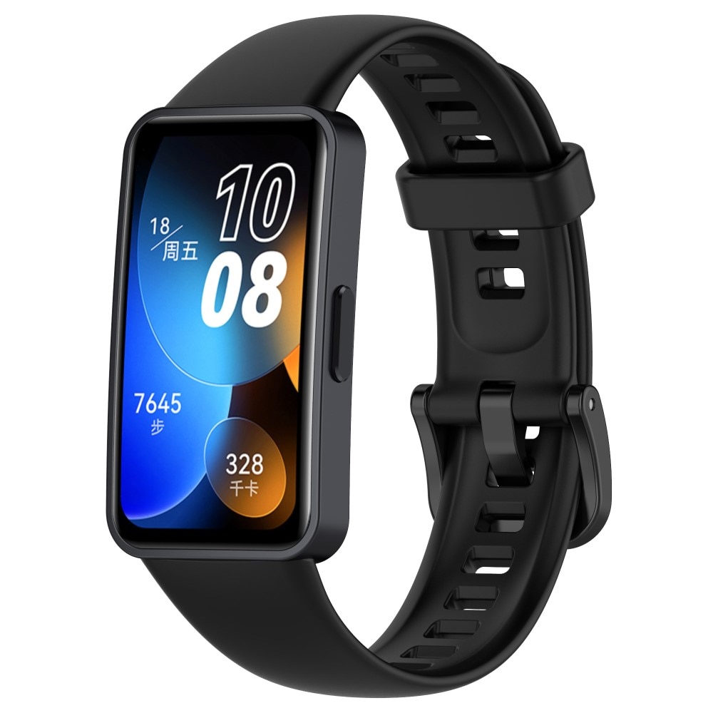 Huawei Band 8 Armband aus Silikon schwarz